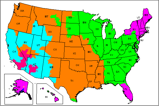 Fedex Transit Times Map
