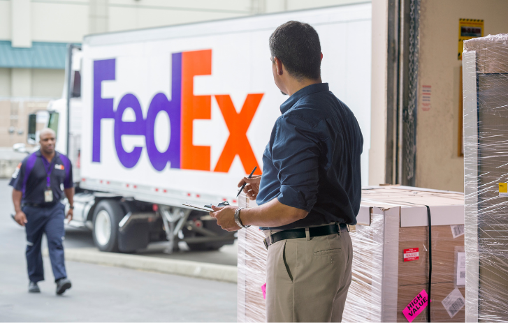 FedEx loading dock