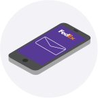 Animated FedEx cellphone