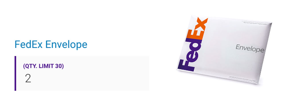 Fedex store order supplies