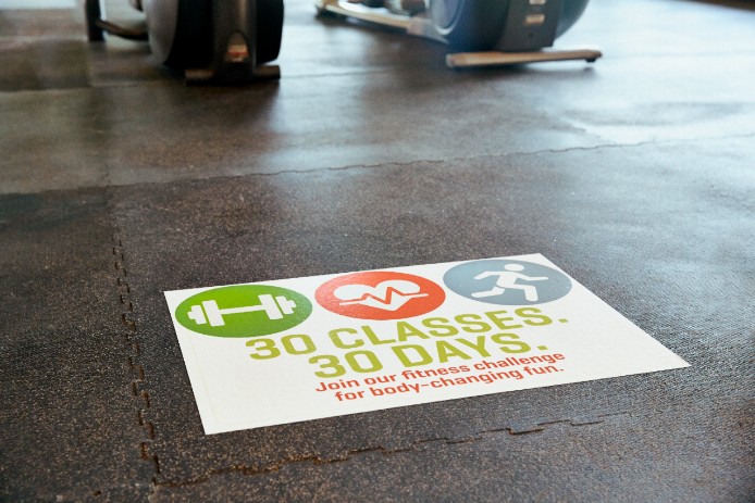 Gym signage