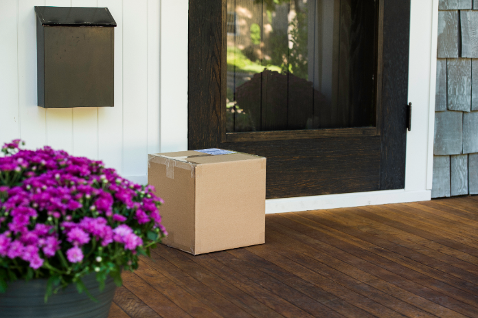Box outside door