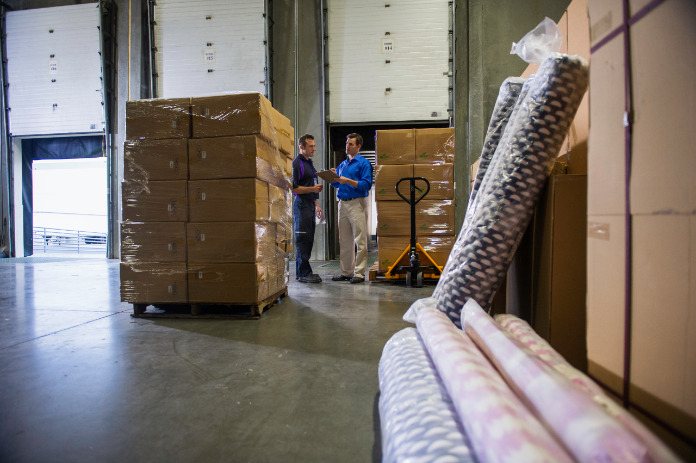 packages in warehouse
