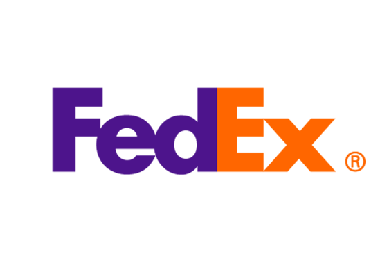 FedEx logo.