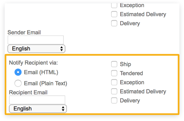 Shipping Options Fedex Canada