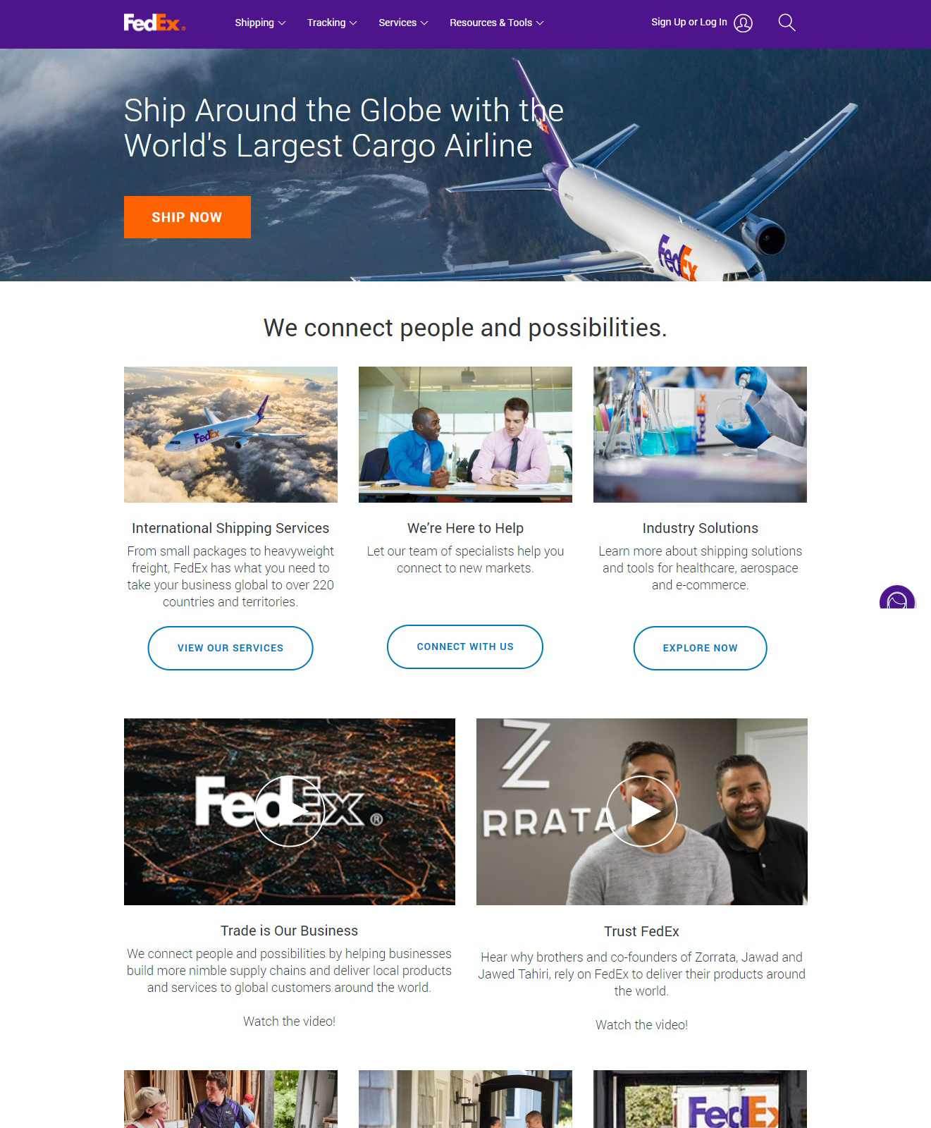 Landing Page