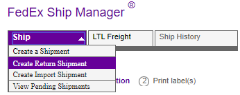 Step 2: Ship Manager