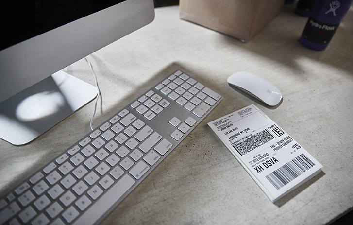FedEx shipping label