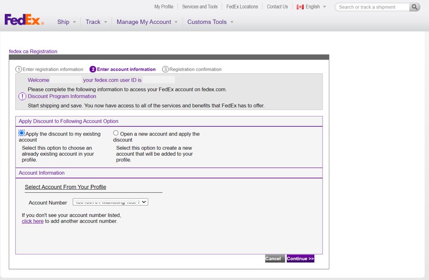 Apply Your Offer FedEx Canada