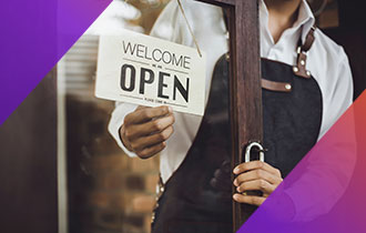 small business open sign