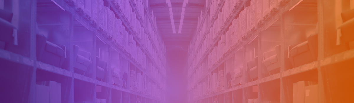 full warehouse shelves