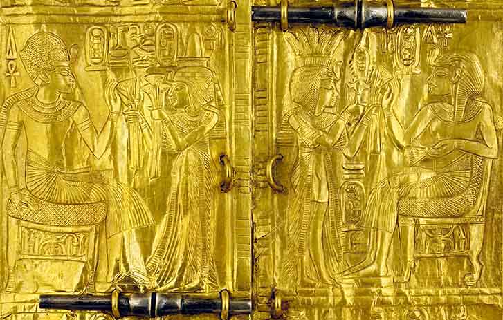 Les reliques du roi Toutânkhamon