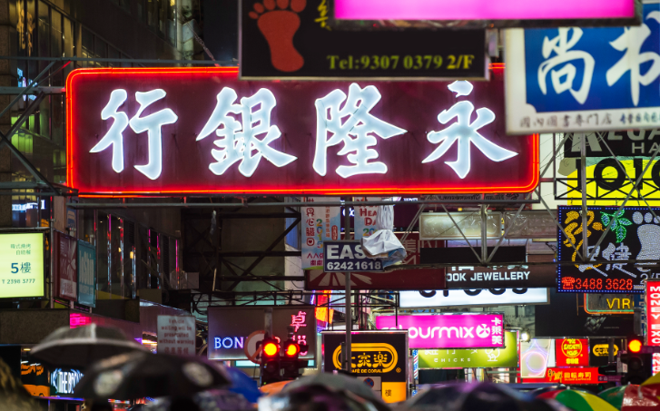 Geschäft nach China