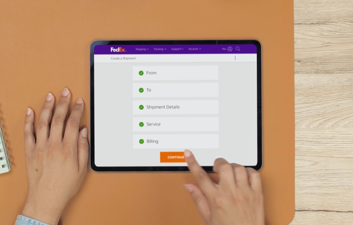 Fedex shipping outlet label online