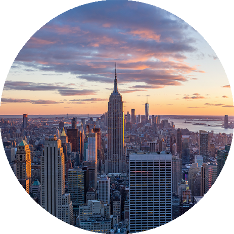 New York Skyline at dusk