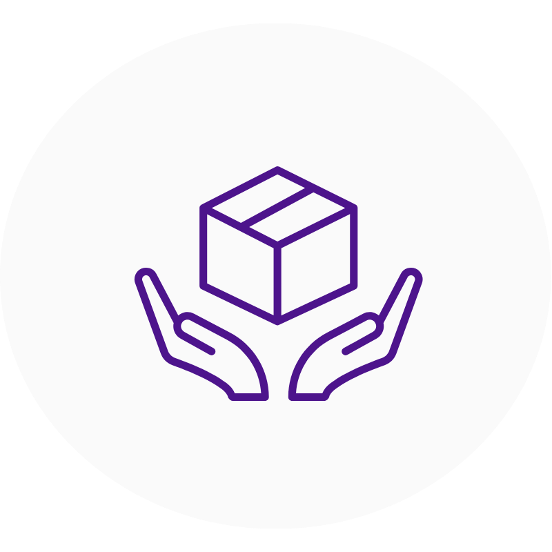 Handle with care icon