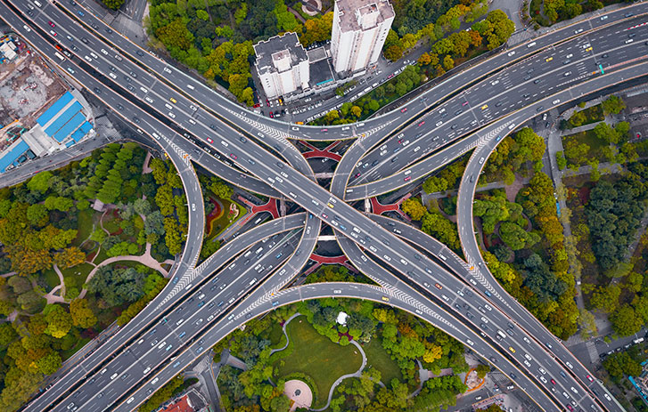 Intersection autoroutière