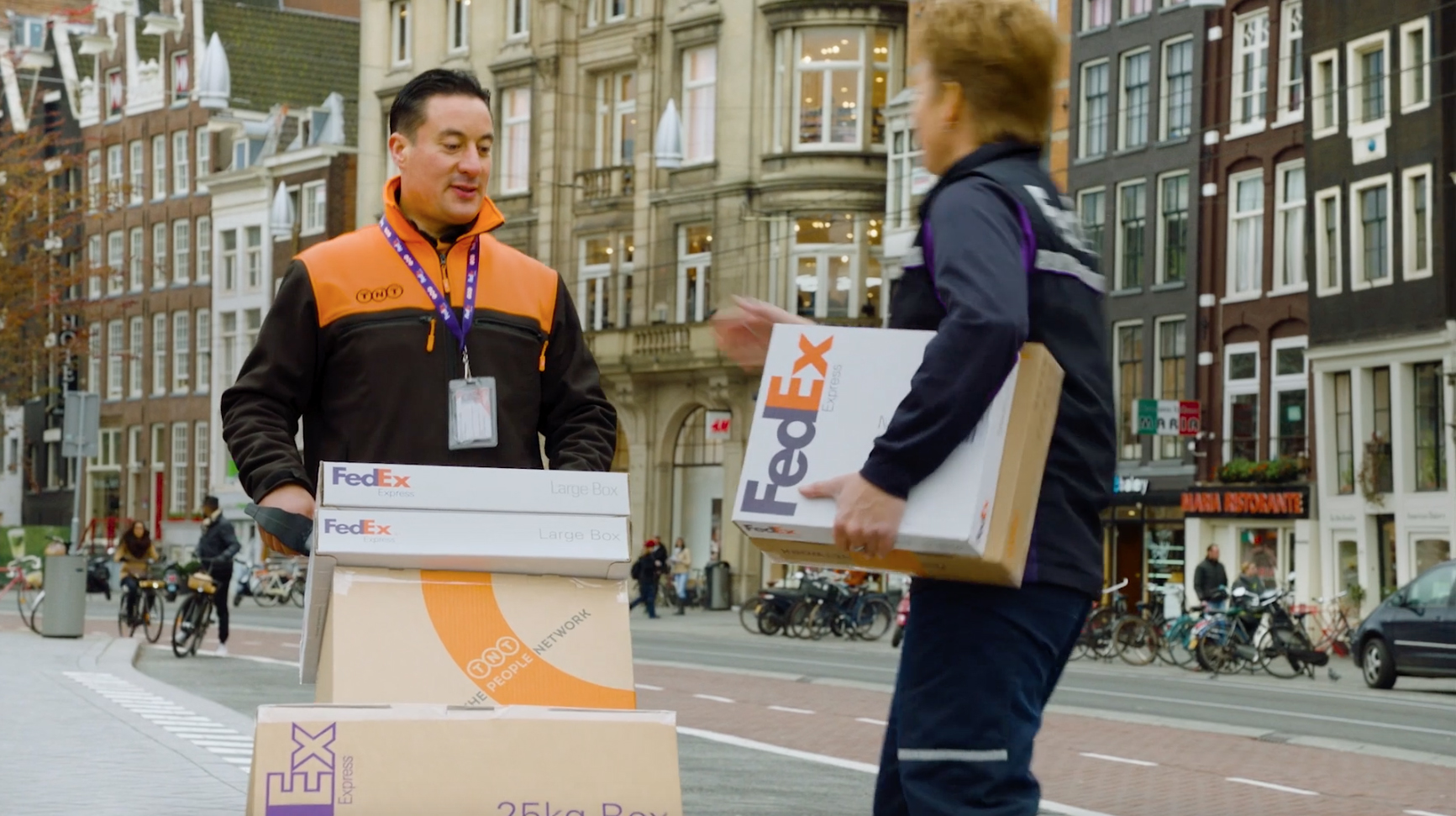 TNT- och FedEx-chaufför