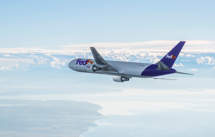 FedEx-flygplan