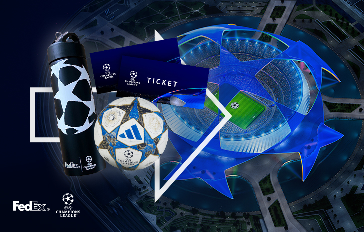UEFA EURO Champions League sponsored by FedEx