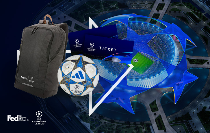 UEFA EURO Champions League sponsored by FedEx