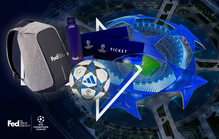 UEFA EURO Champions League sponsored by FedEx