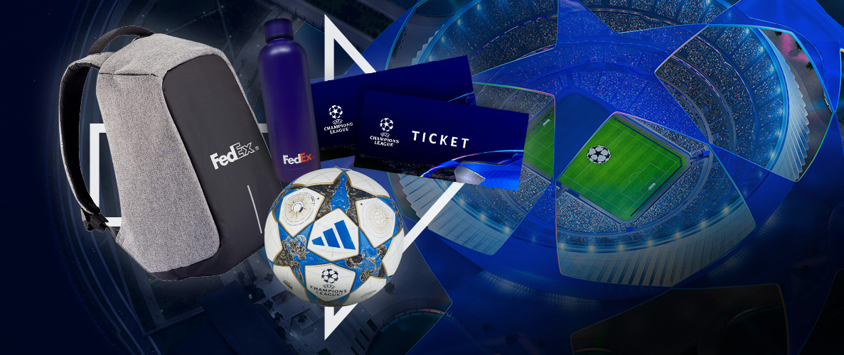UEFA EURO Champions League sponsored by FedEx