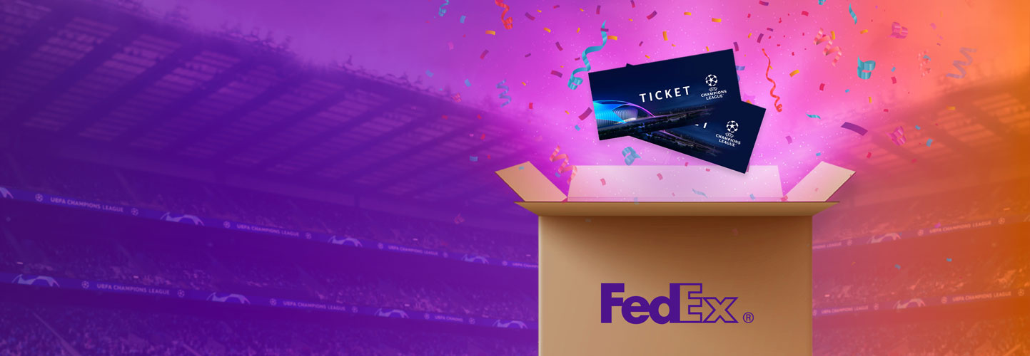 UEFA EURO Champions League sponsored by FedEx