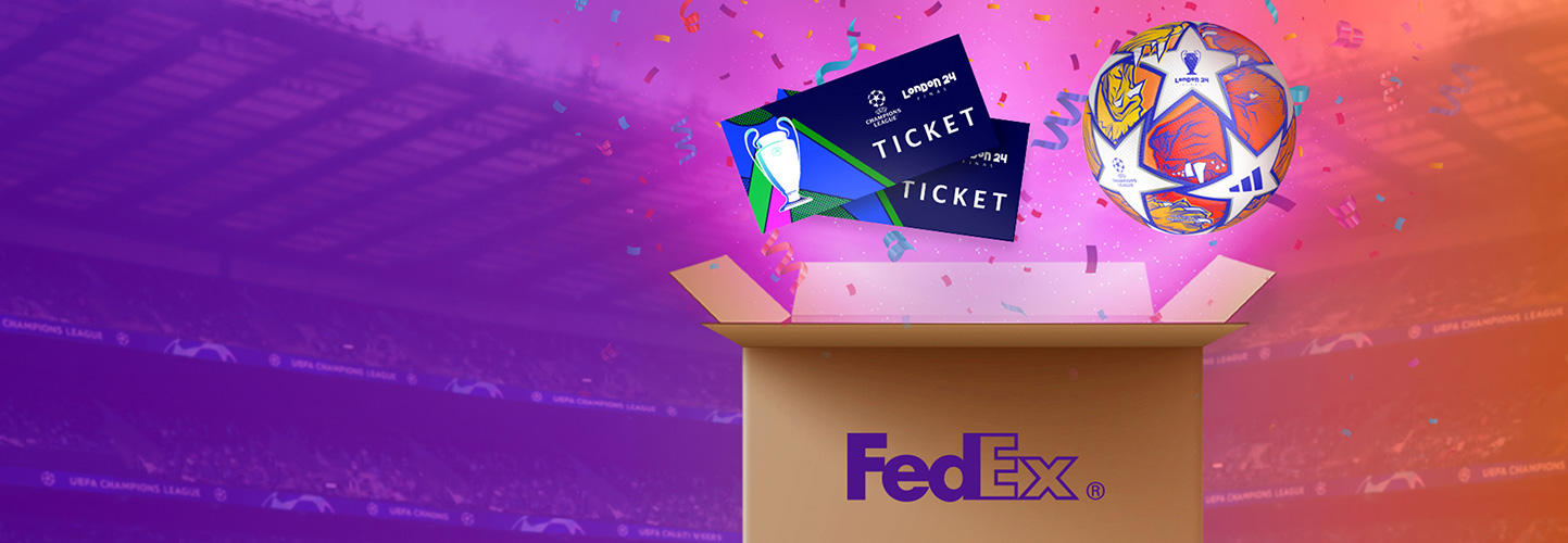 UEFA EURO Champions League sponsored by FedEx
