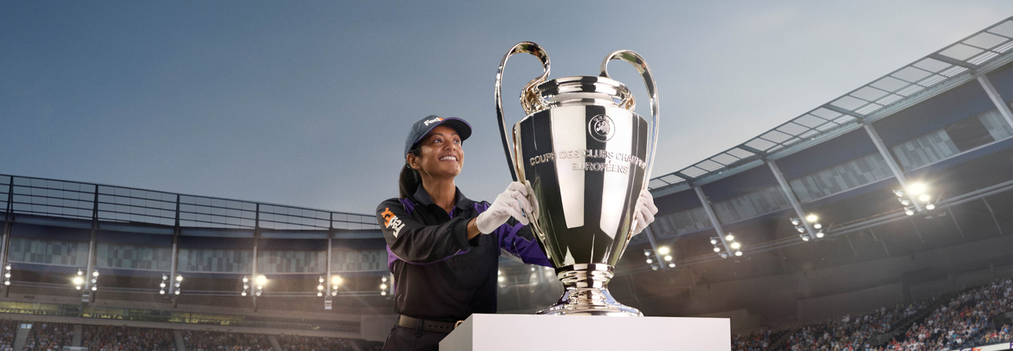 UEFA EURO Champions League sponsored by FedEx