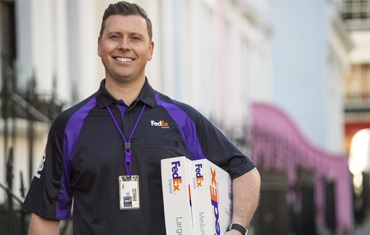 Man with package