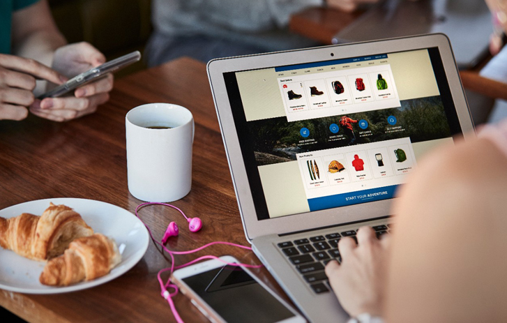Woman designing clothes