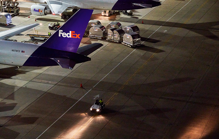 FedEx airplane