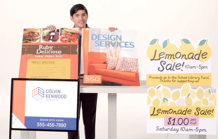 A video will play showing you to power of FedEx Signs