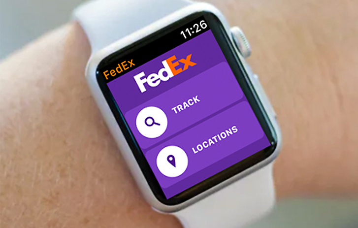 FedEx Mobile App on the Apple Watch