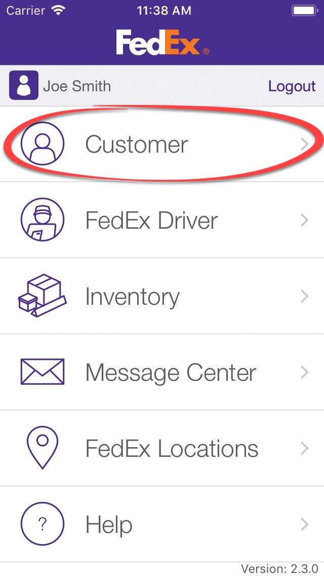Customer Pick Up Customer Pick Up