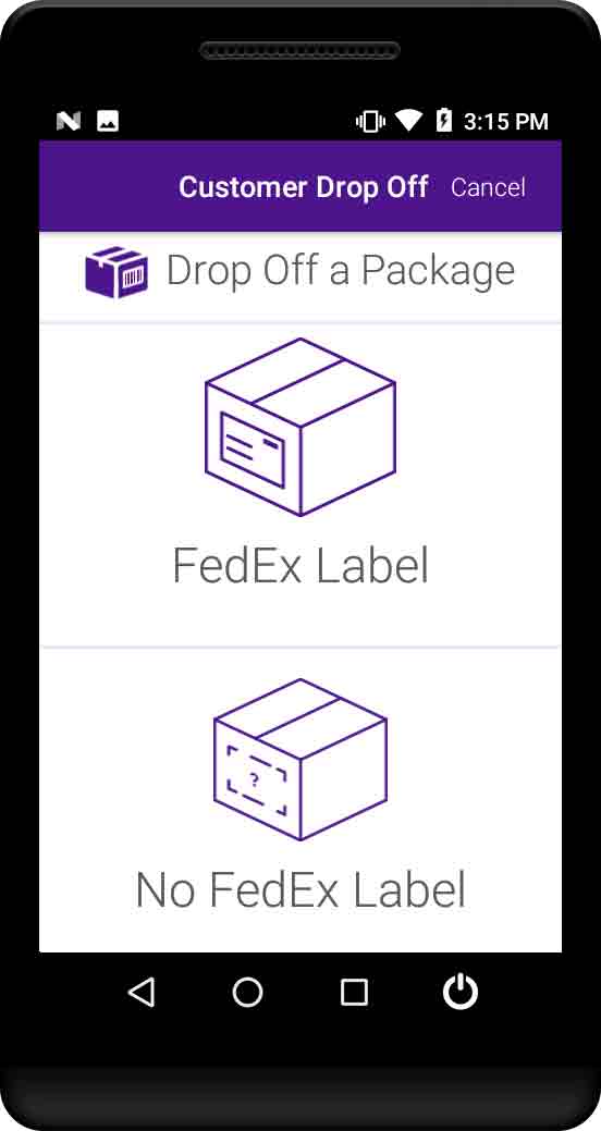 Customer Drop Off