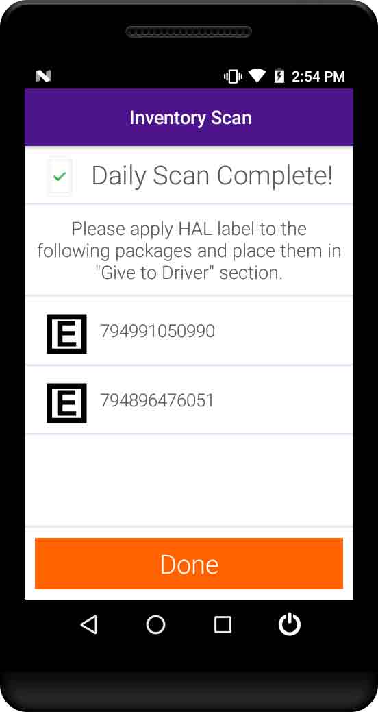Daily Inventory Scan Success With Packages