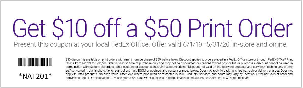 Get $10 off a $50 Print Order