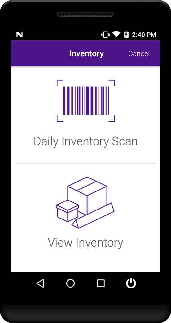 Daily Inventory Lobby