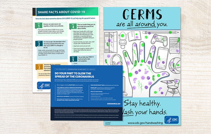 COVID 19 signage