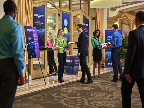 Company hotel convention signage