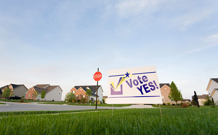 Election sign printing ideas