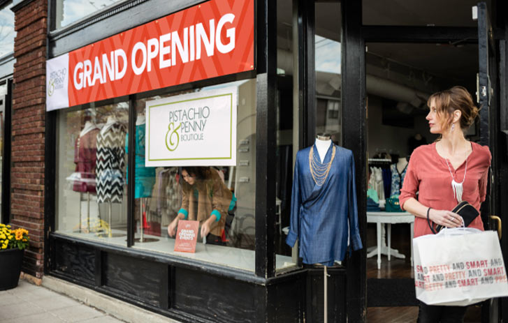 Grand opening banner