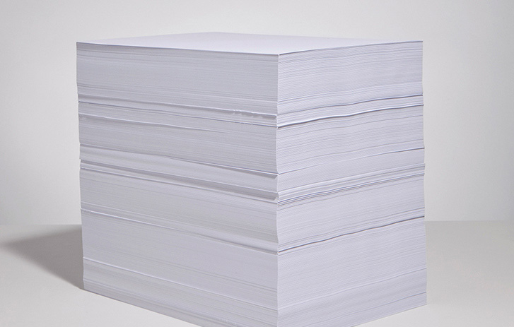 A stack of papers