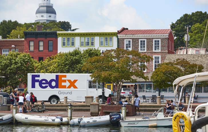 fedex ground truck canada