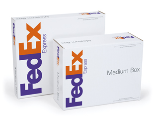 Example of a FedEx Express Medium Box