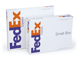 Example of a FedEx Express Small Box