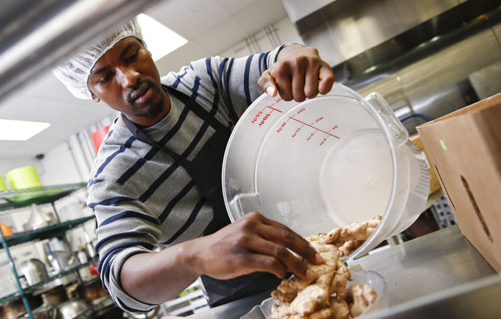 chef preparing food
