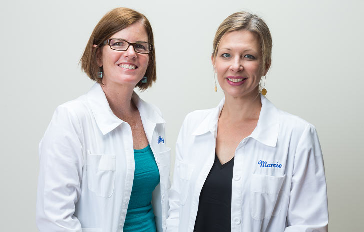 Yellow Scope A photo of Kelly McCollum and Marcie Colledge, co-founders of Yellow Scope